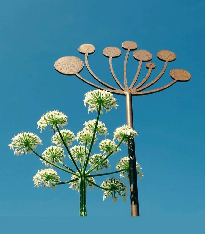 Decorative Cow Parsley Plant Stake - Garden Shop Online