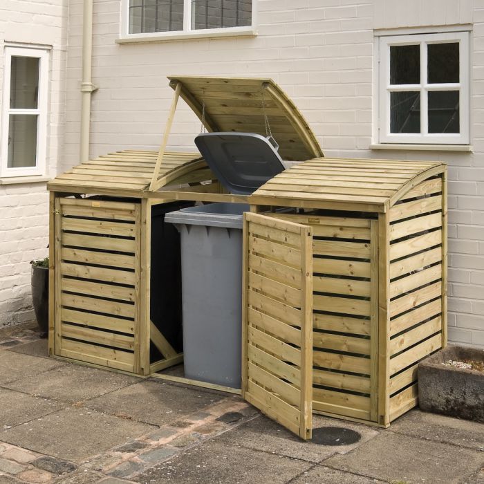 Rowlinson Triple Bin Store - Garden Shop Online