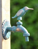 Kingfisher Ornamental Verdigris Garden Tap