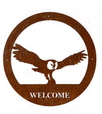 Owl Welcome Wall Art