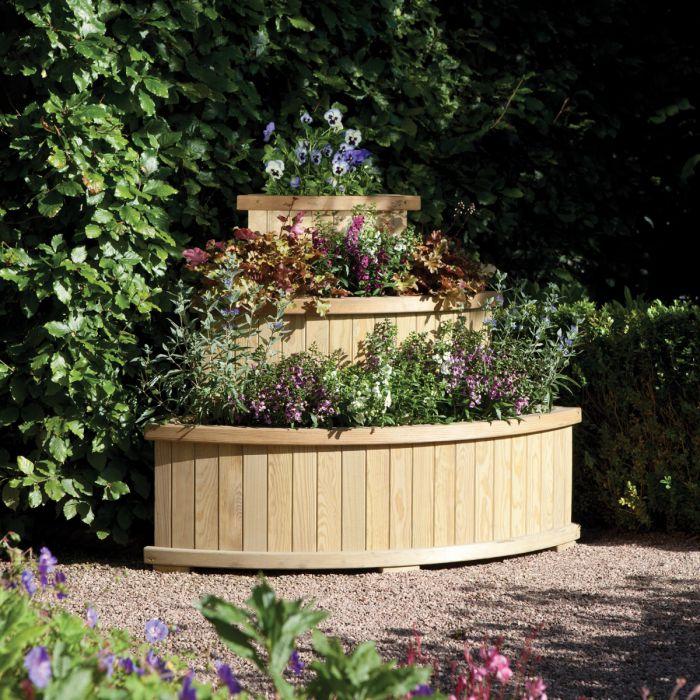 Rowlinson Marberry Corner Cascade Planter - Garden Shop Online