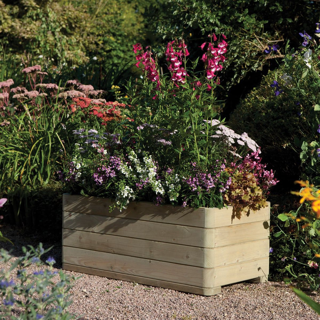 Rowlinson Marberry Rectangular Planter - Garden Shop Online