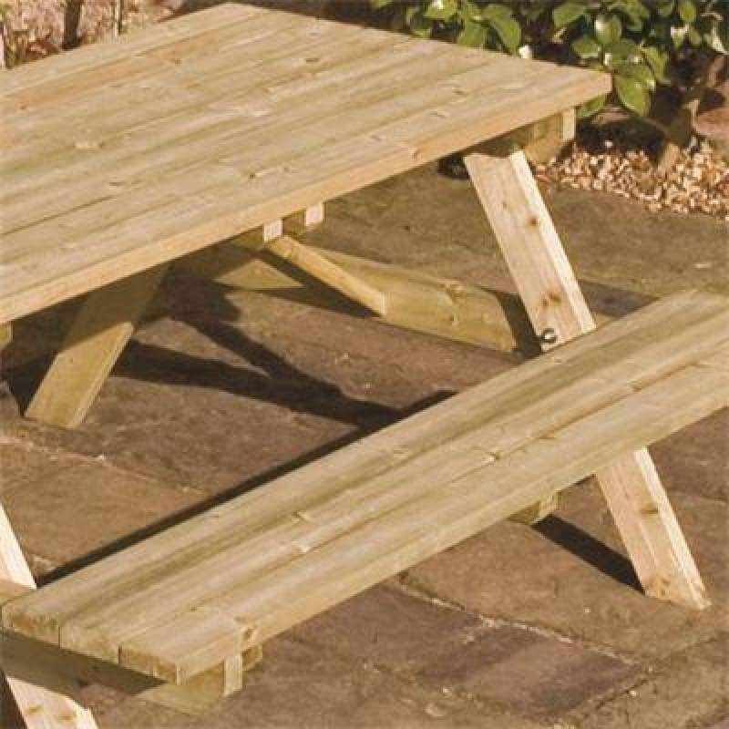 Rowlinson 5 Picnic Bench - Garden Benches