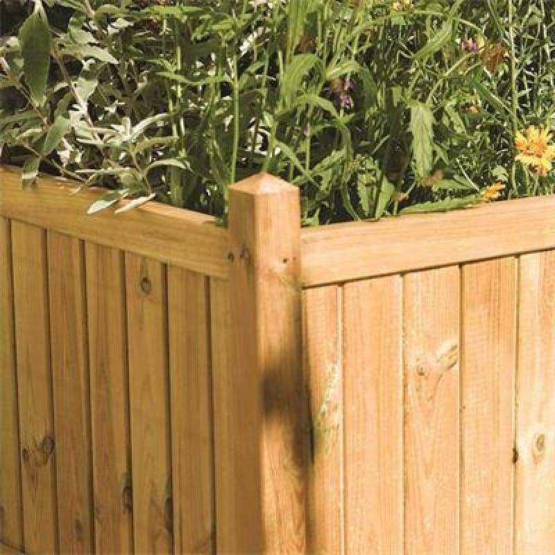 Rowlinson Rectangular Wooden Planter – Garden Shop Online