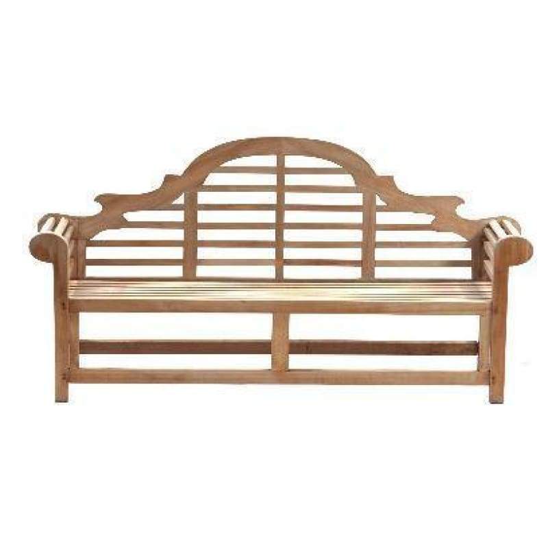 Solid Teak 3 Seater Lutyens Bench - Garden Benches