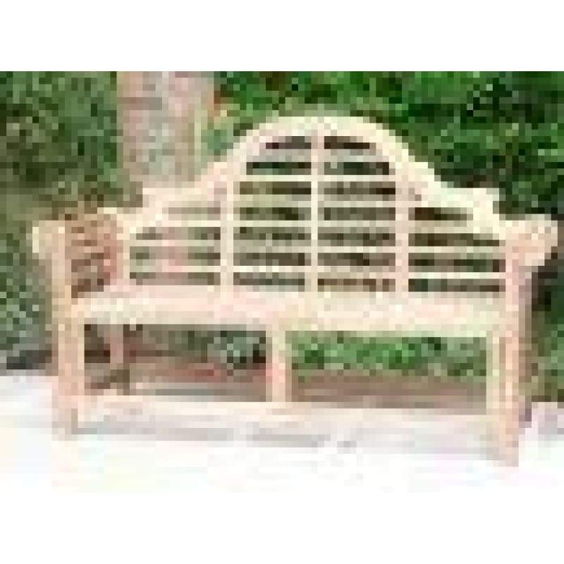 Solid Teak 3 Seater Lutyens Bench - Garden Benches