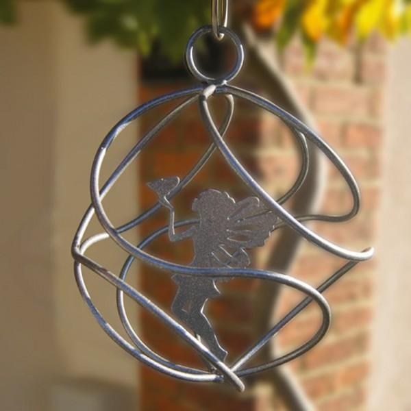 Fairy Catcher with Standing Fairy - Silver - Garden Shop Online