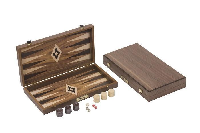 Walnut Backgammon Set - Garden Shop Online UK Online Garden Centre