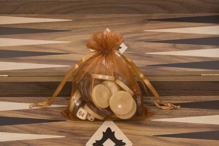 Walnut Backgammon Set - Garden Shop Online UK Online Garden Centre